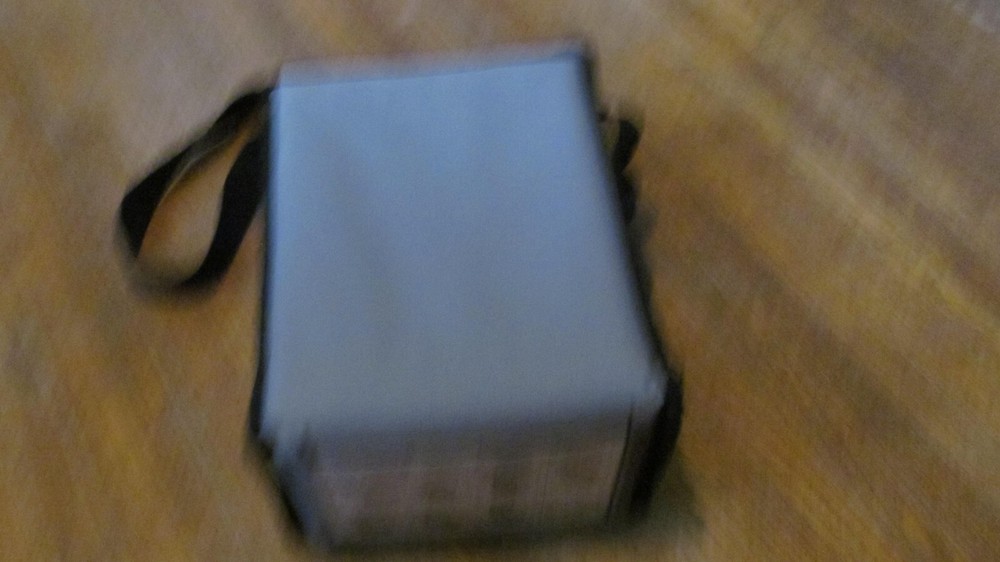 Hard Side Cooler Grey Comfortable Carrying Handles❤