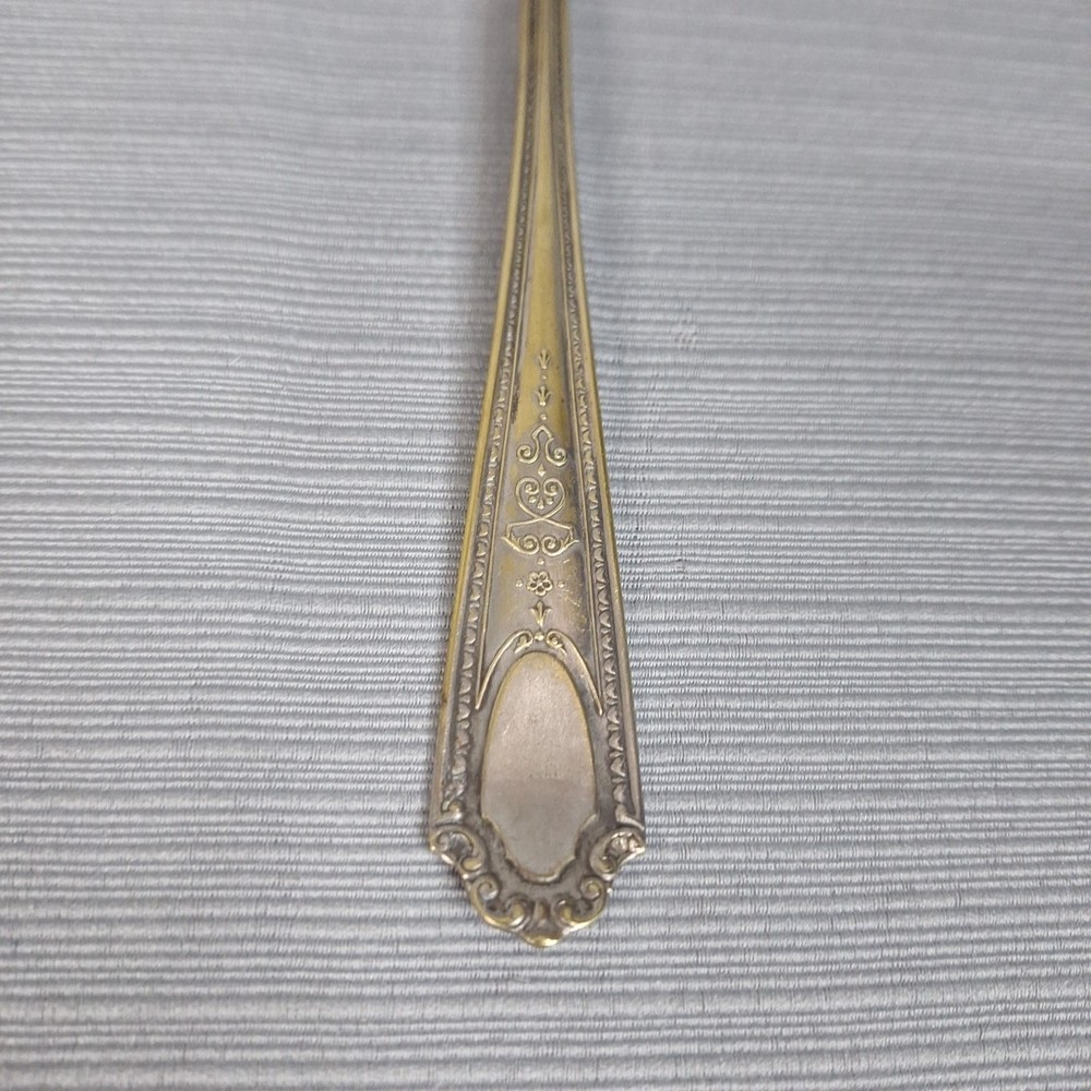 Vintage Standard Silverplate Flatware Serving Fork Meat 8.5"