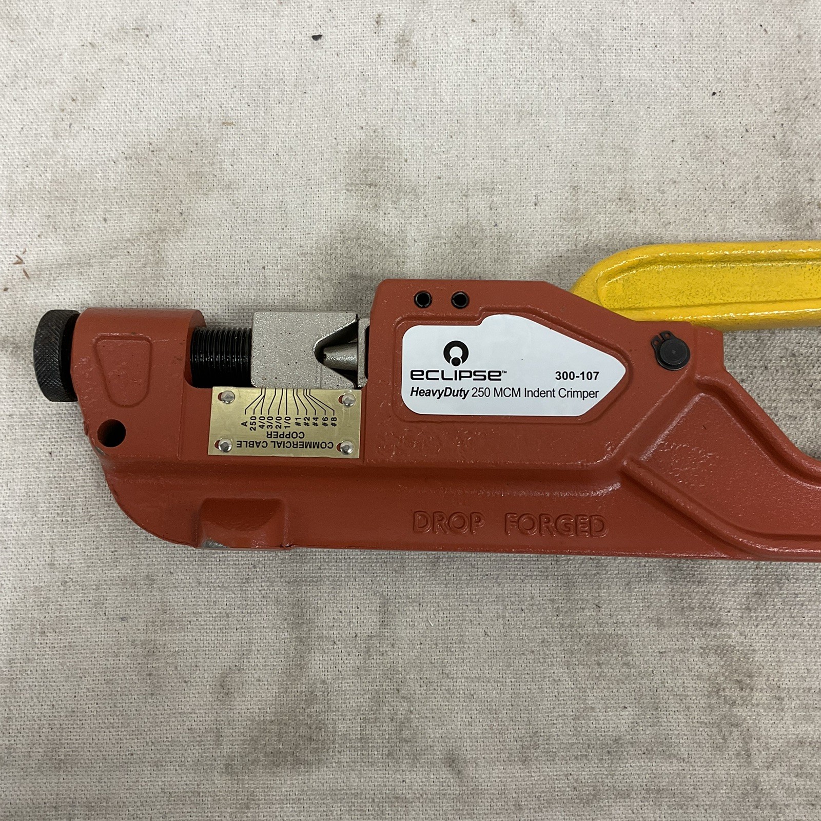 ECLIPSE 300-107 Indent Style Crimper Battery/Compression Lugs 22 3/8"