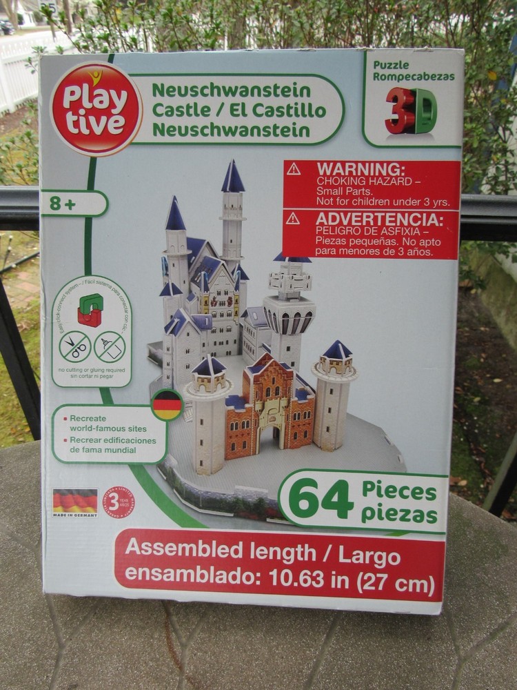 Neuschwanstein Castle 3D Puzzle **New