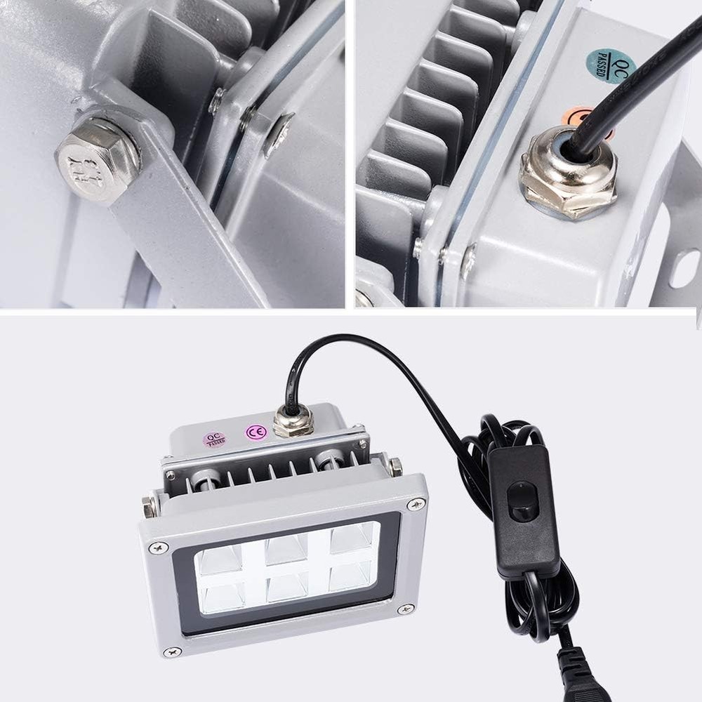 3D Printer UV Resin Curing Light with Solar Turntable 360°Rotating Stand for SL