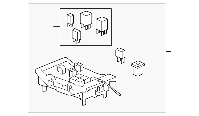 Genuine GM Engine Wiring Harness Junction Block 19210438