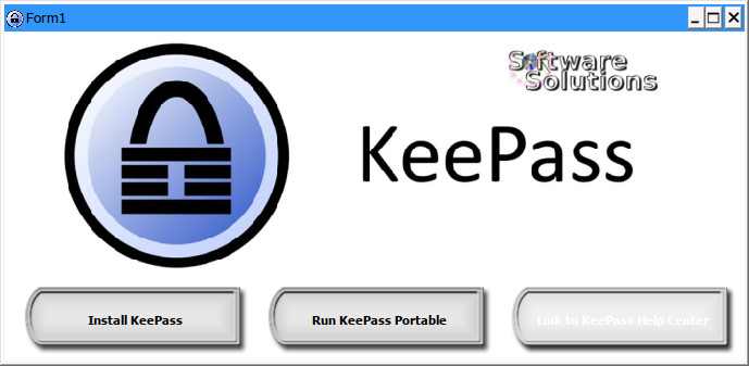 KeePass Password Security Manager Suite Software for Windows CD or USB