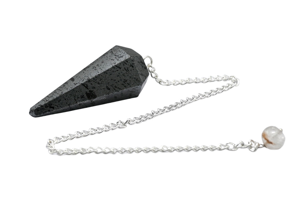 Hematite Dowsing Crystal Pendulum
