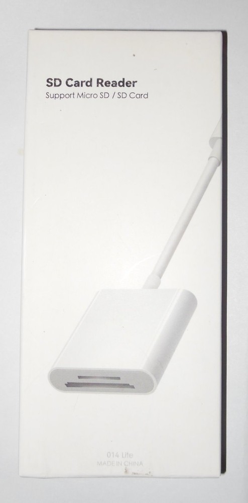 SD Card Reader 014 Lite iPhone iPad USB-C Dual Connector For SD / Micro SD Cards