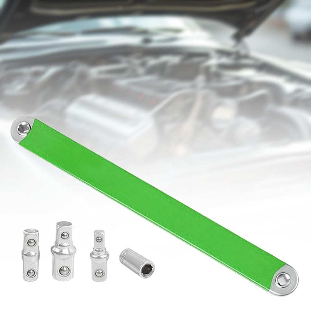 Offset Extension Wrench Hand Tool with Drive Adapters