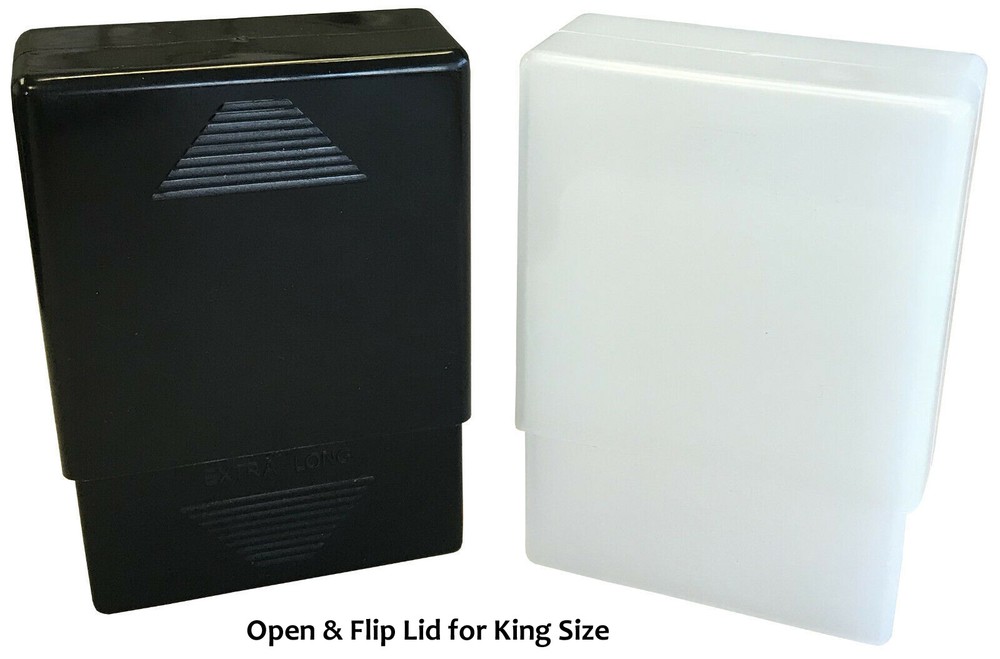 3 Pack Crush-Proof Plastic 2 Piece Cigarette Case For King & 100s - 3203