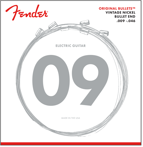 Fender 3150LR Original Bullets Electric Guitar Strings Set -LIGHT/REGULAR 9-46