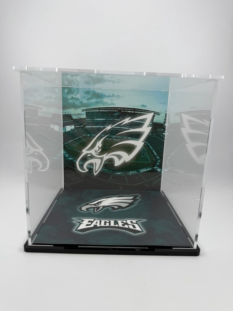 Philadelphia Eagles Custom Mini Helmet Display or Card Display