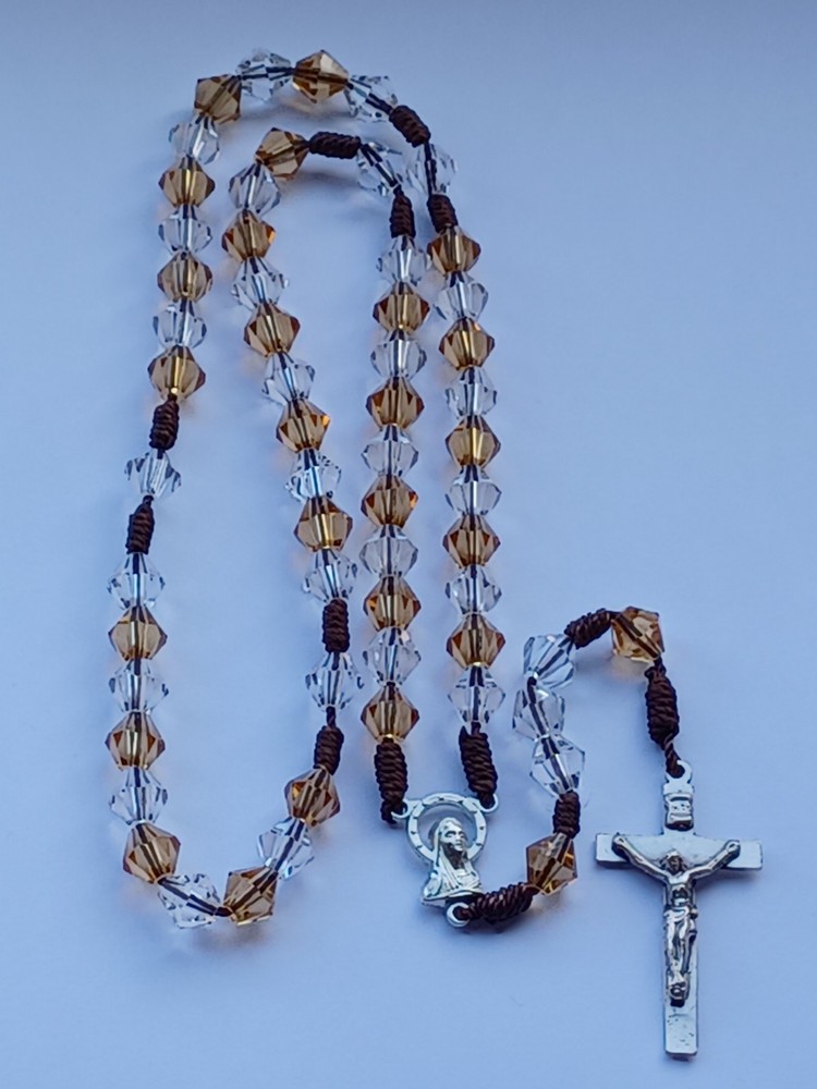 Glass beads Rosary .