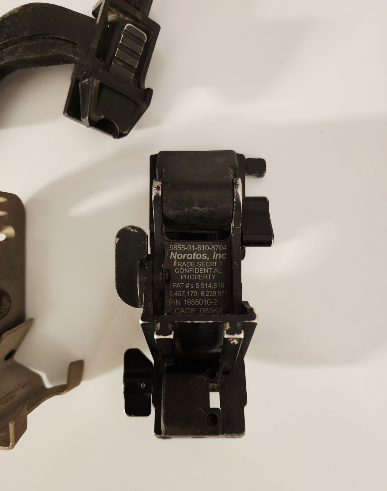 NOROTOS Titanium Rhino Mount II J-Arm & Base Plate for NOD/NVG PVS-14