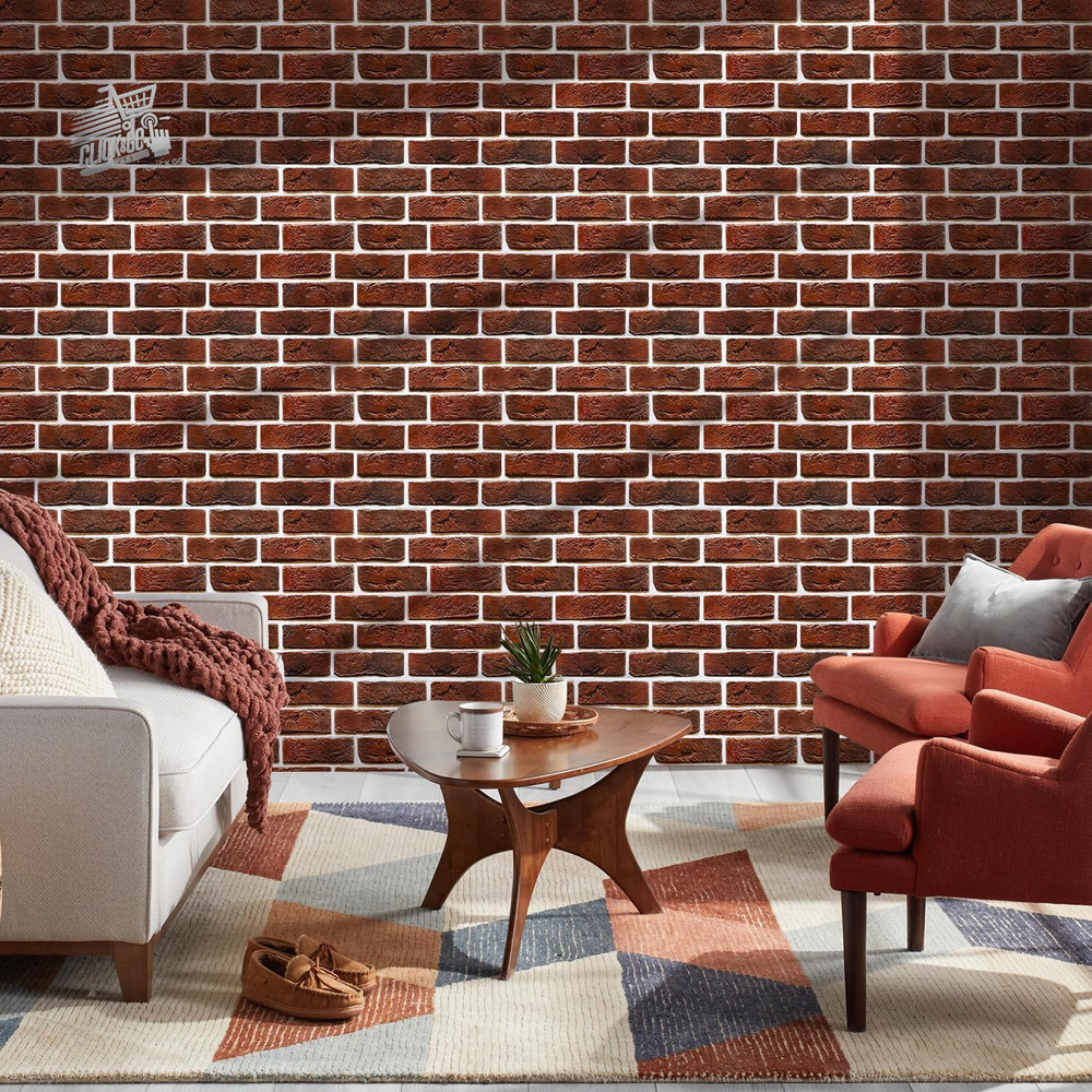 3D wall panels self-adhesive stone effect, 10 pieces, 30 × 30 cm, cladding