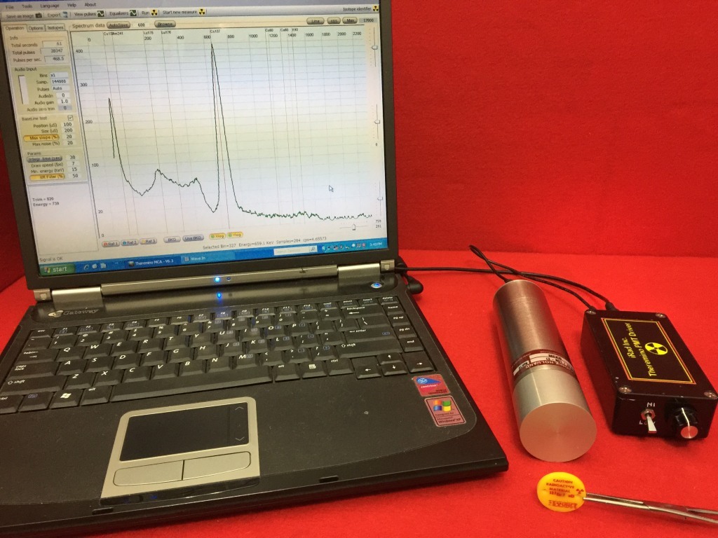 Scionix Holland Gamma Scintillation Detector NaI(Tl) Spectroscopy Ready 38mm