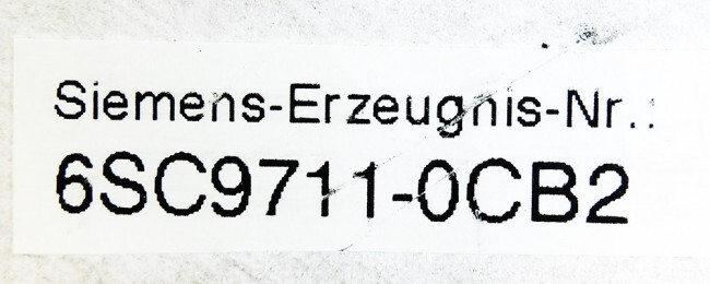 Siemens 6SC9711-0CB2 Version: B -Refurbished-