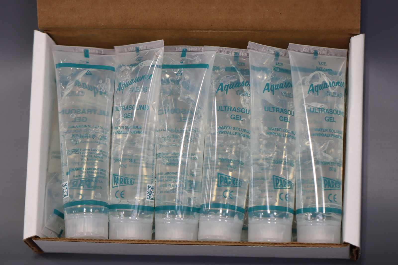 Aquasonic Clear Ultrasound Gel,  60 gram tube 12 Count  ( Pack of 1 ) Ref -03-02