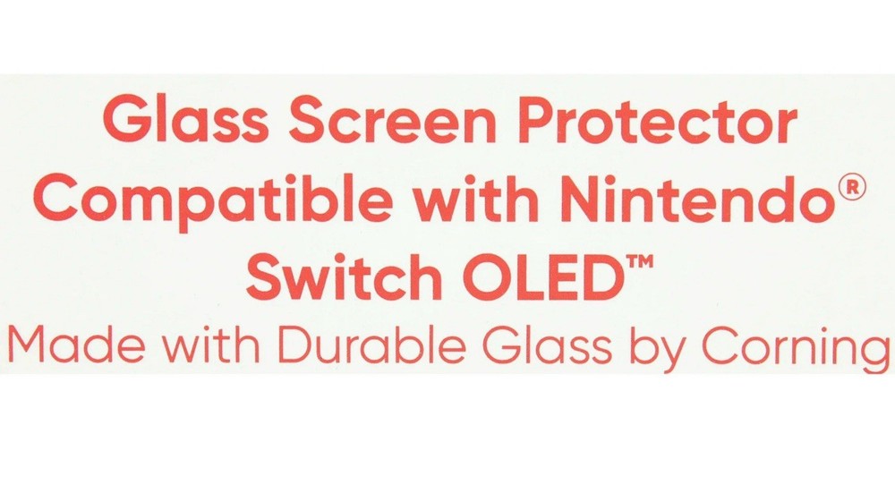 Onn. Corning Glass Screen Protector for Nintendo Switch OLED