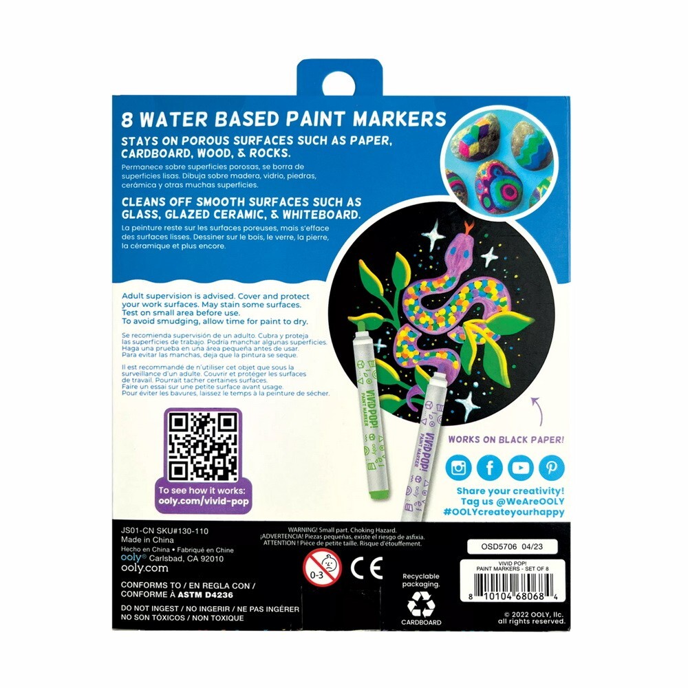 Ooly Markers – ViViD POP! Age 8+ 05779