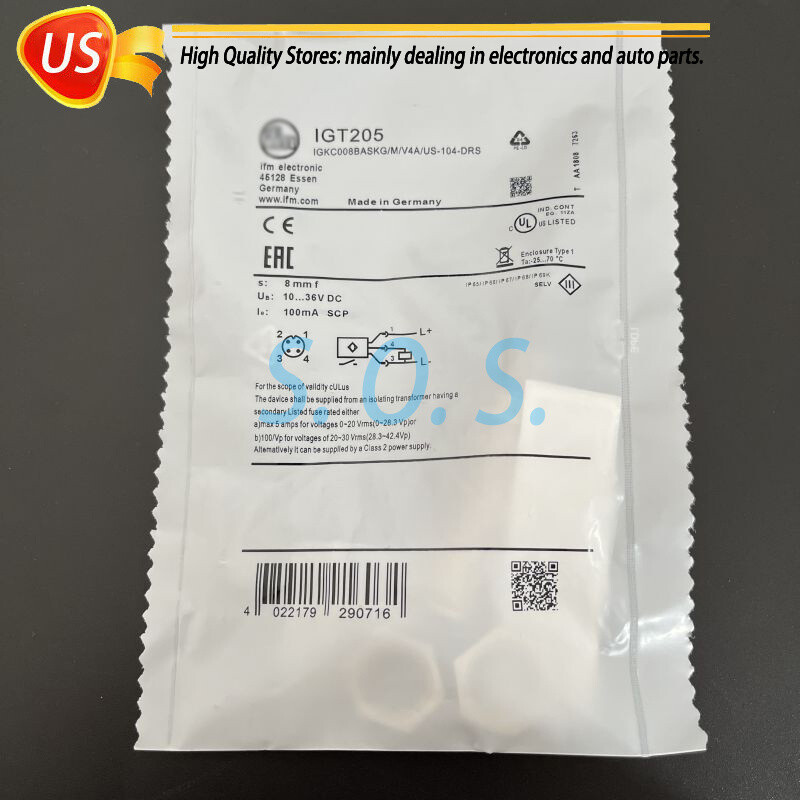 New For IFM IGT205 IFM Inductive Sensor Proximity Switch