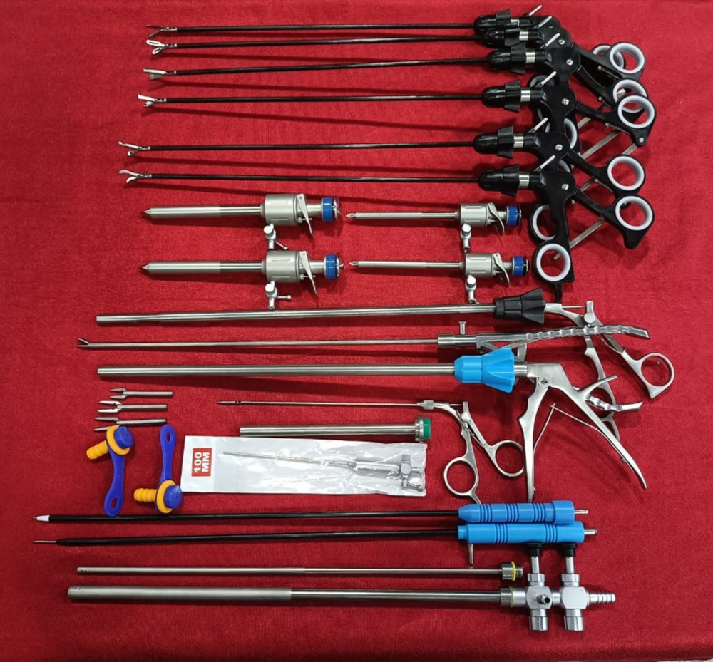 21pc - Laparoscopic Surgery Set SS High Quality Reusable Instruments