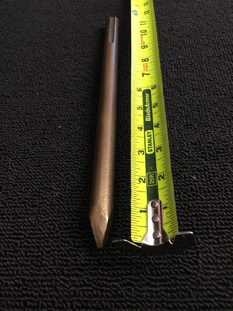 HILTI CHISEL SDS MAX FLAT 7/8" X 12" & POINTED 11" PREOWNED, FAST SHIP