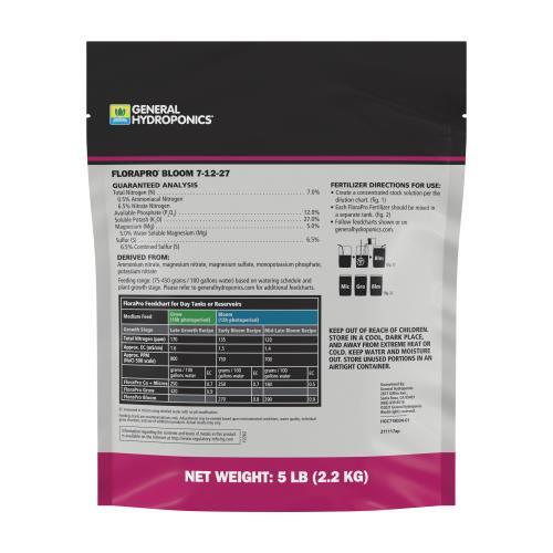 General Hydroponics FloraPro Bloom Soluble 5 LB