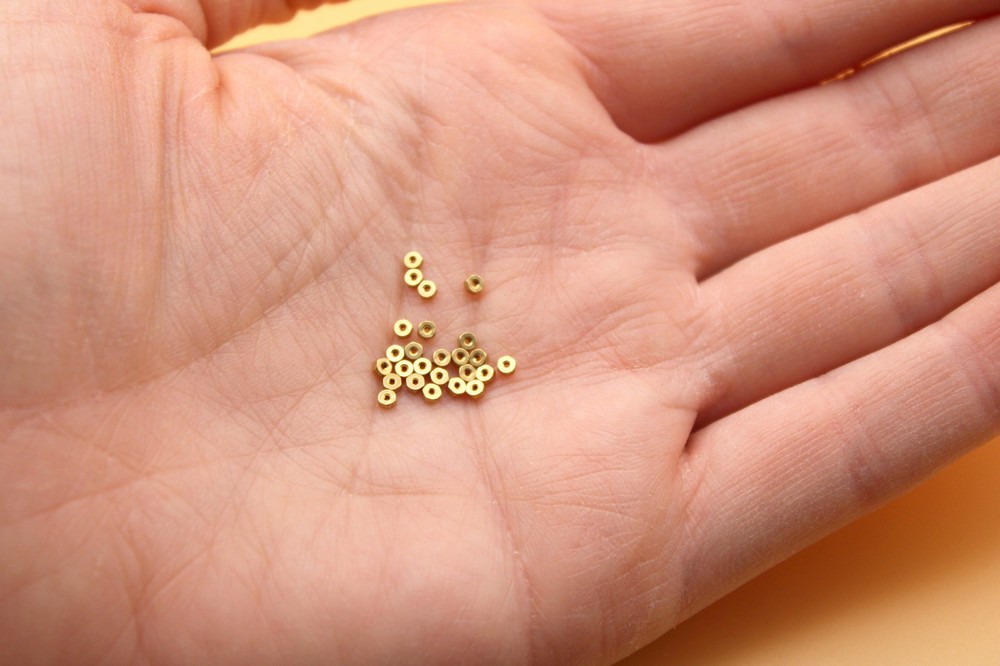 M0.8 Nuts 24 Pk Copper Hexagonal Nut for Miniature Projects: Rare Micro Hardware