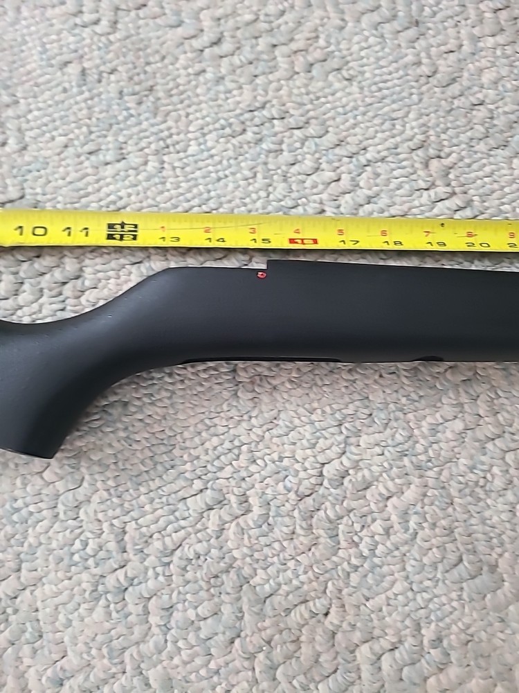 Knight Black Knight Muzzleloader Solid Black Stock With Buttpad Sling Swivels