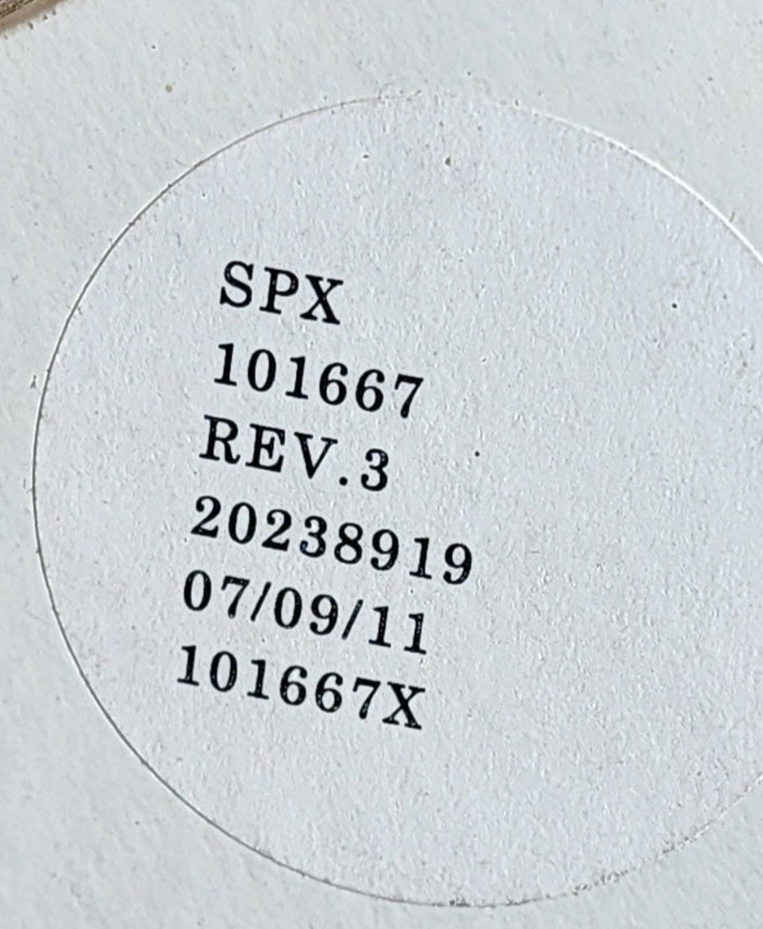 SPX 101667 Ceramic Seat Seal (NOS)