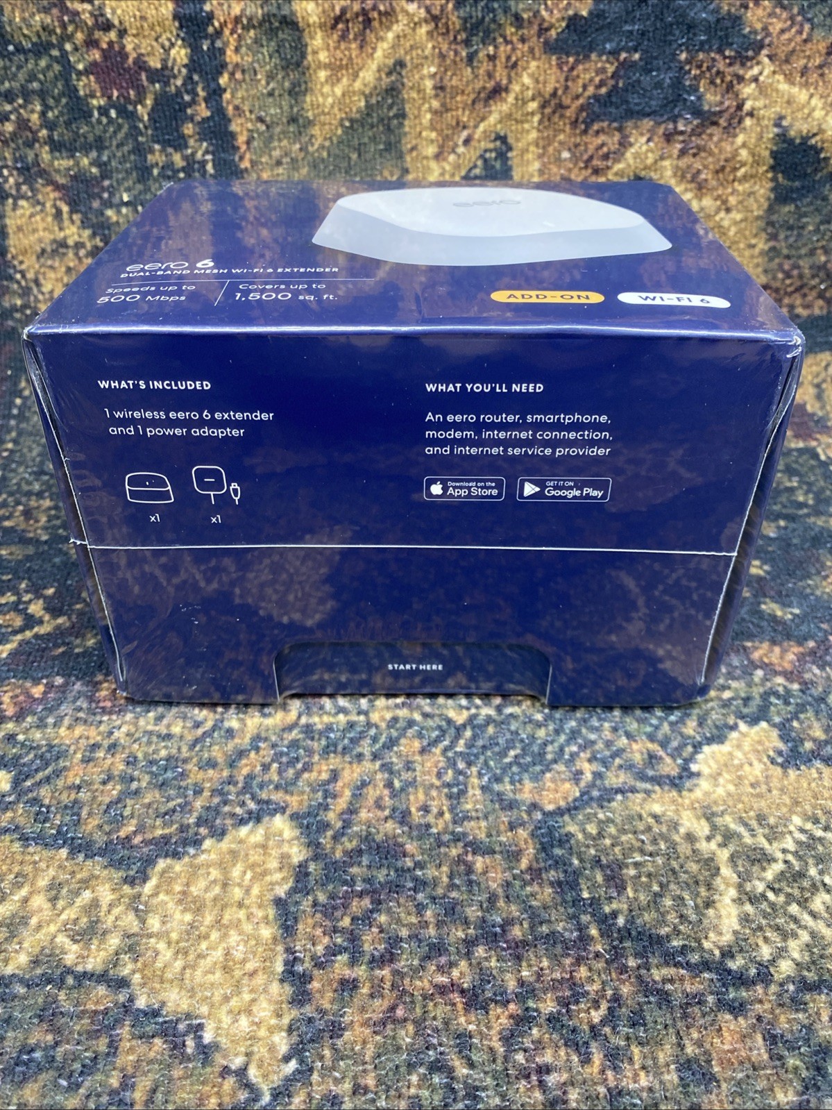 eero 6 Dual-Band Mesh Wi-Fi Extender, 500 Mbps, Up To 1500 Sq Ft. NEW/SEALED