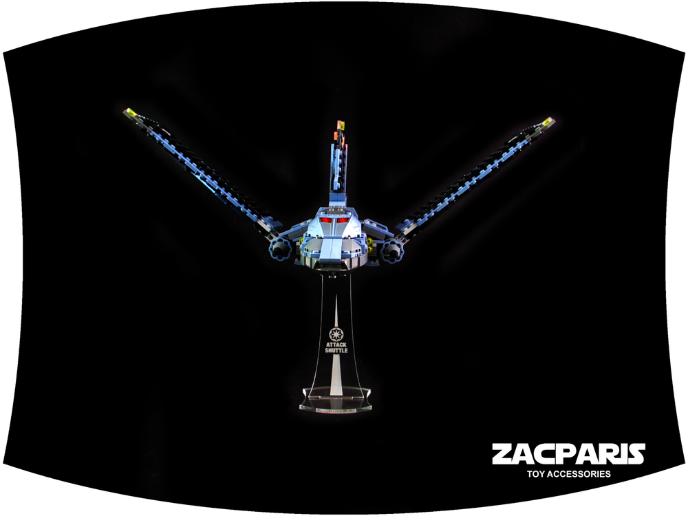 DISPLAY STAND for Star Wars Lego 75314 The Bad Batch Attack Shuttle