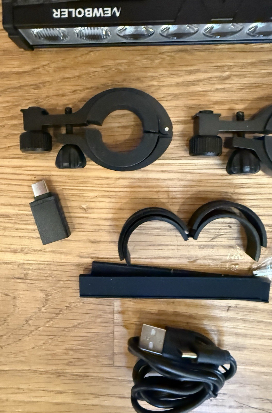 NEWBOLER 10000 Lumen Bike Light 10000mAh Power Bank USB Rechargeable IP65-FAST!