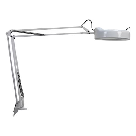 Magnifier Light, White, Led, Two Prong Plug,  820Da4