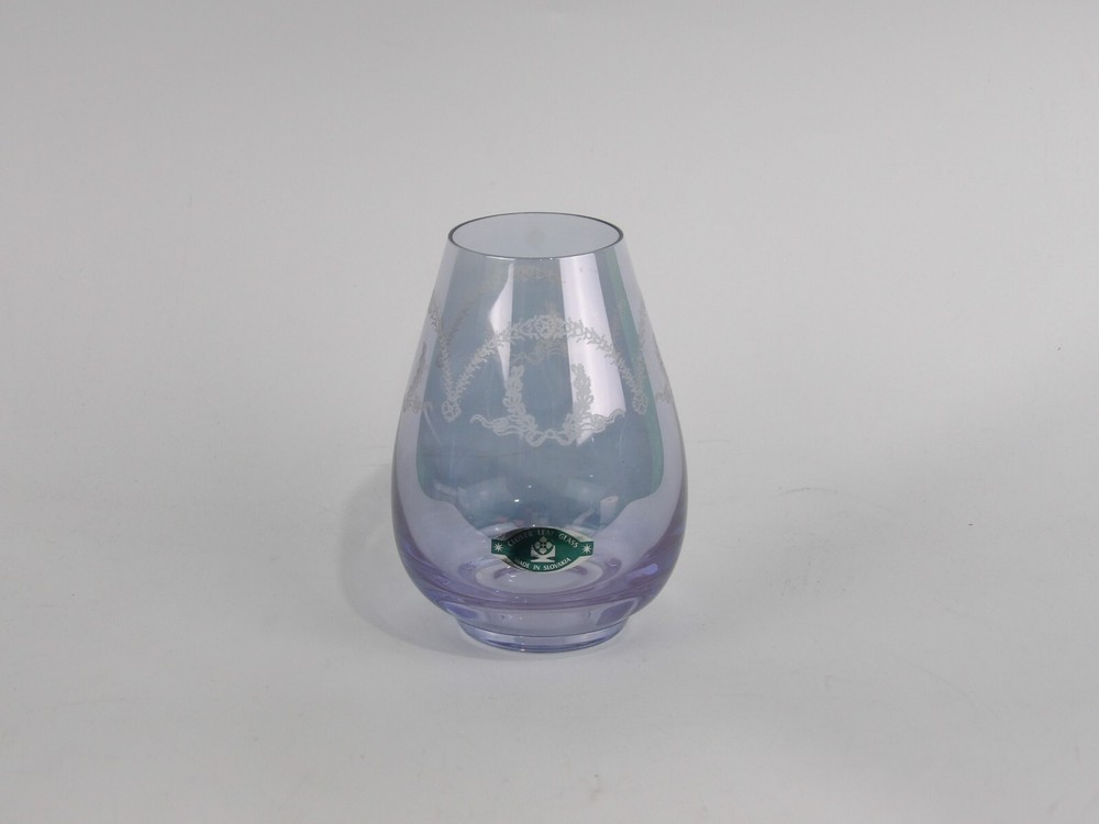Handmade Blue Brocco Vase – Bohemia