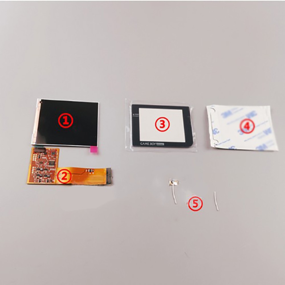 For GBP Game Boy Pocket Game Console IPS Backlight LCD Display Screen Replace