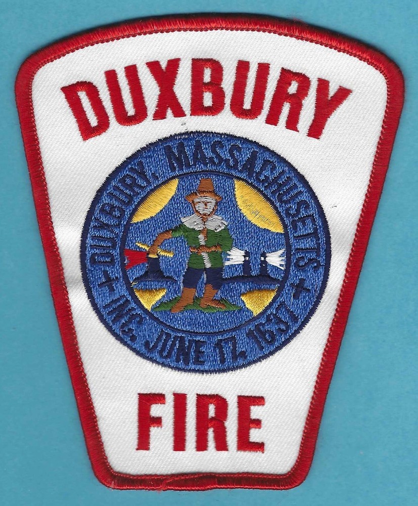 DUXBURY MASSACHUSETTS FIRE RESCUE PATCH