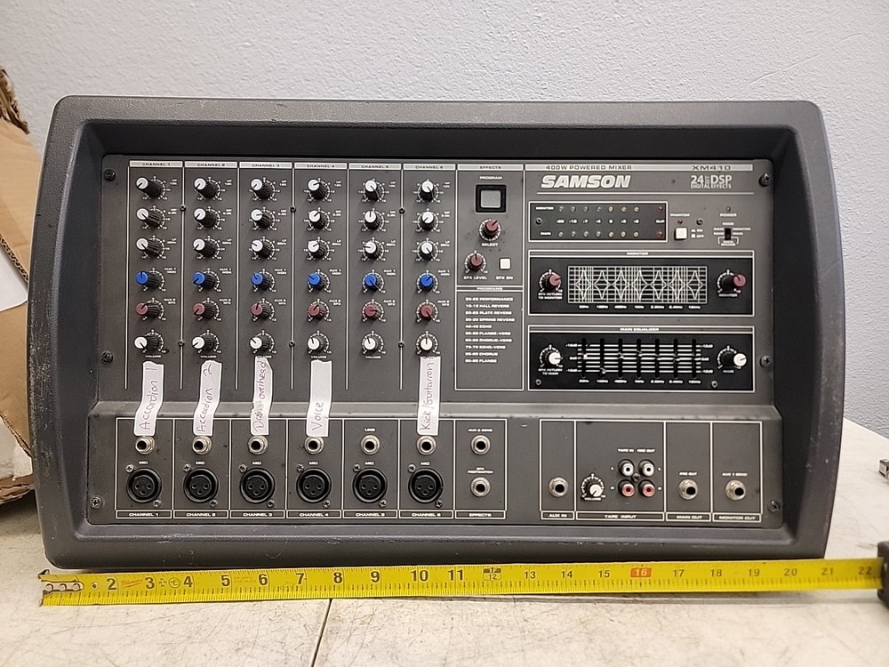 Samson XM410 400W Powered Mixer