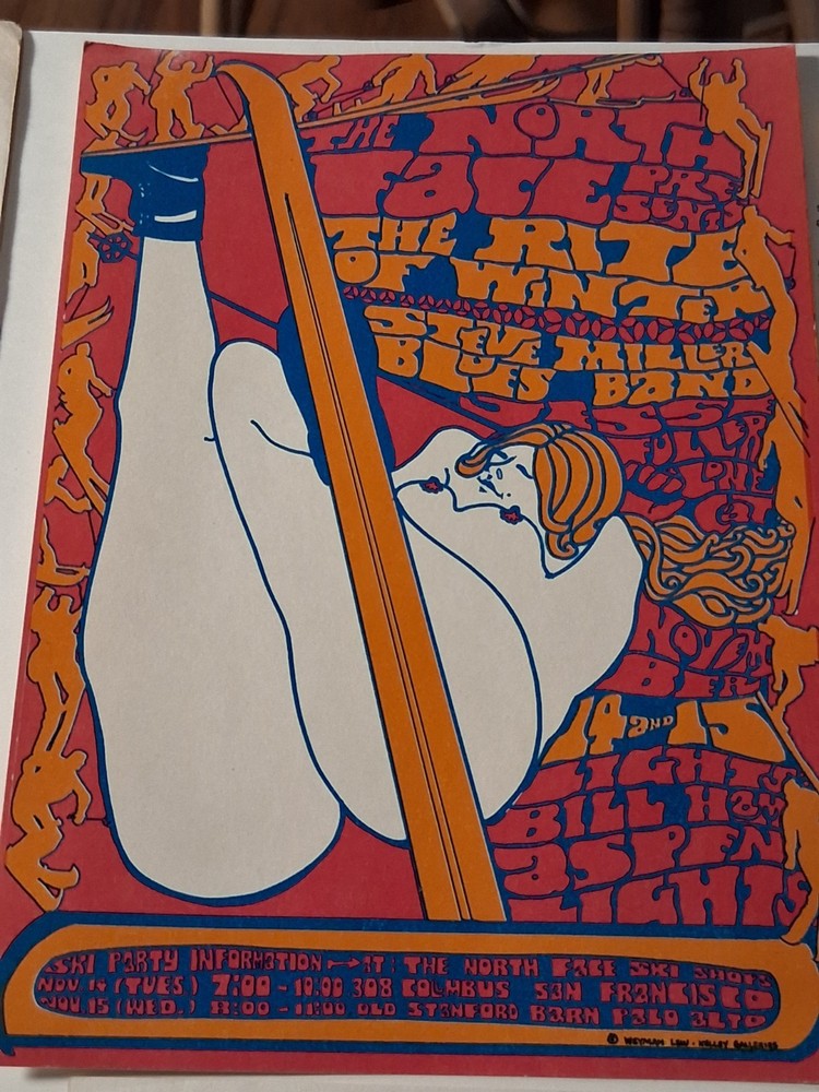 STEVE MILLER BAND,BLOSSOM,BIG SHOW PINNACLE SHRINE,CHARLATANS VINTAGE HAND BILLS