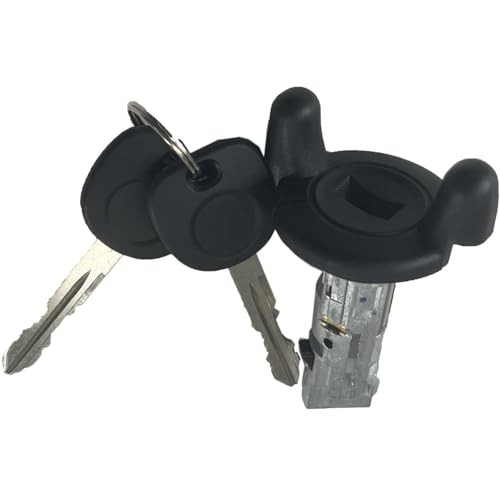DEVMO Ignition Switch Lock Cylinder and Door Lock Cylinders Key Kit Compatible
