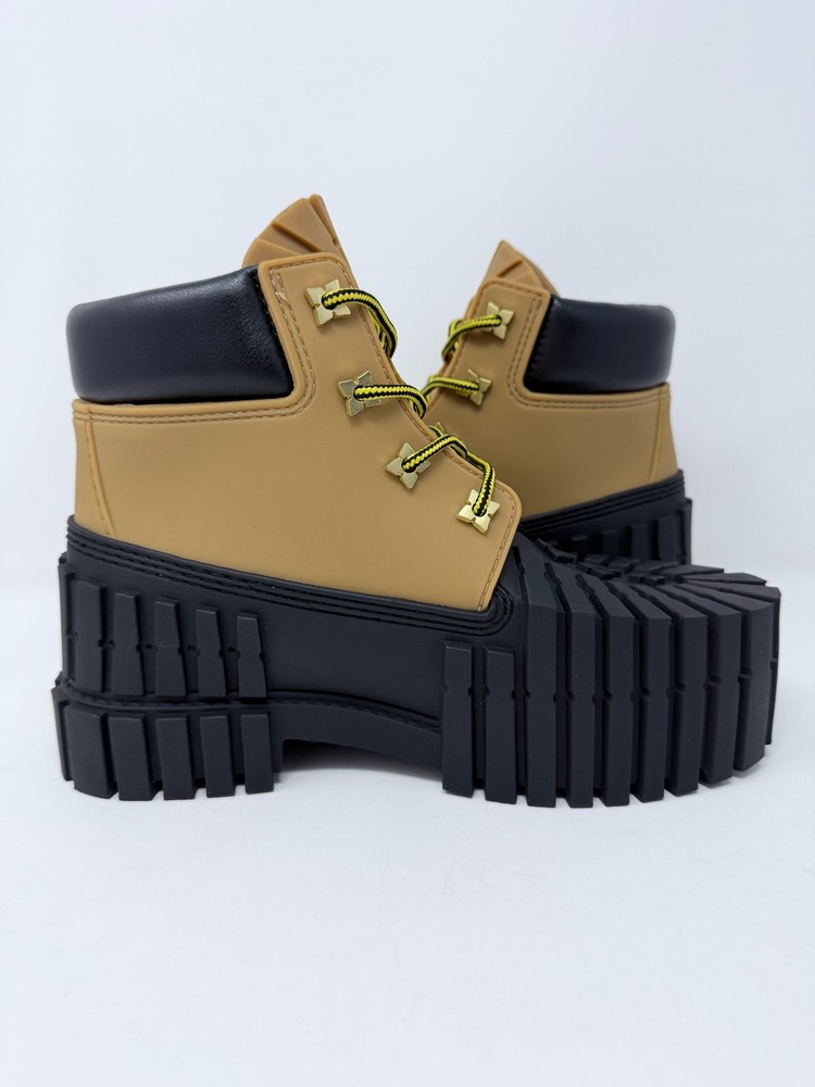 Size 8 - MSCHF 2x4 Boot Duck Camel Brown Black