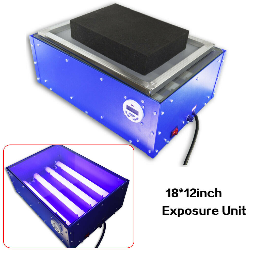 LED Light Box Screen Printing Exposure Unit UV Lamp Curing For Screen Printer US