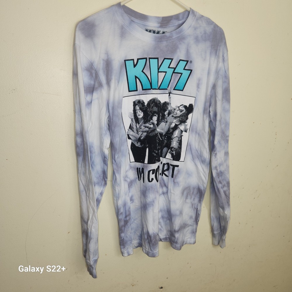 Kiss Concert Shirt Long Sleeve Size Medium