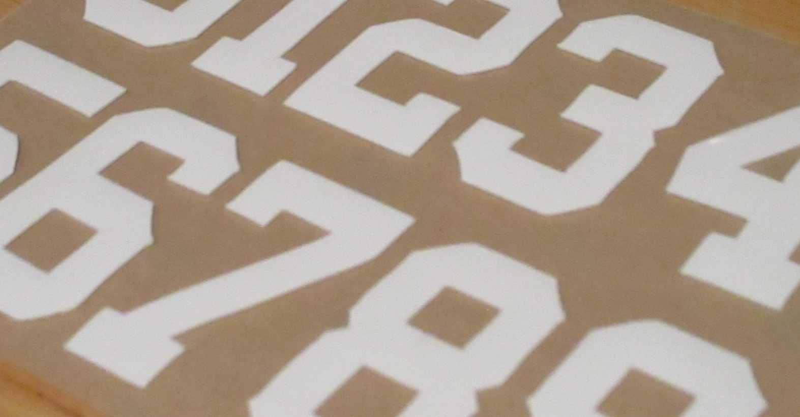 GIANTS 2025 Current Football Helmet Numbers Decals FULL SIZE (2) Sheets 3M 20MIL