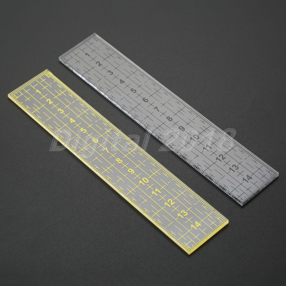 Black/Yellow DIY Sewing Patchwork Tool Patchwork Ruler Acrylic Seam Sewing Foot