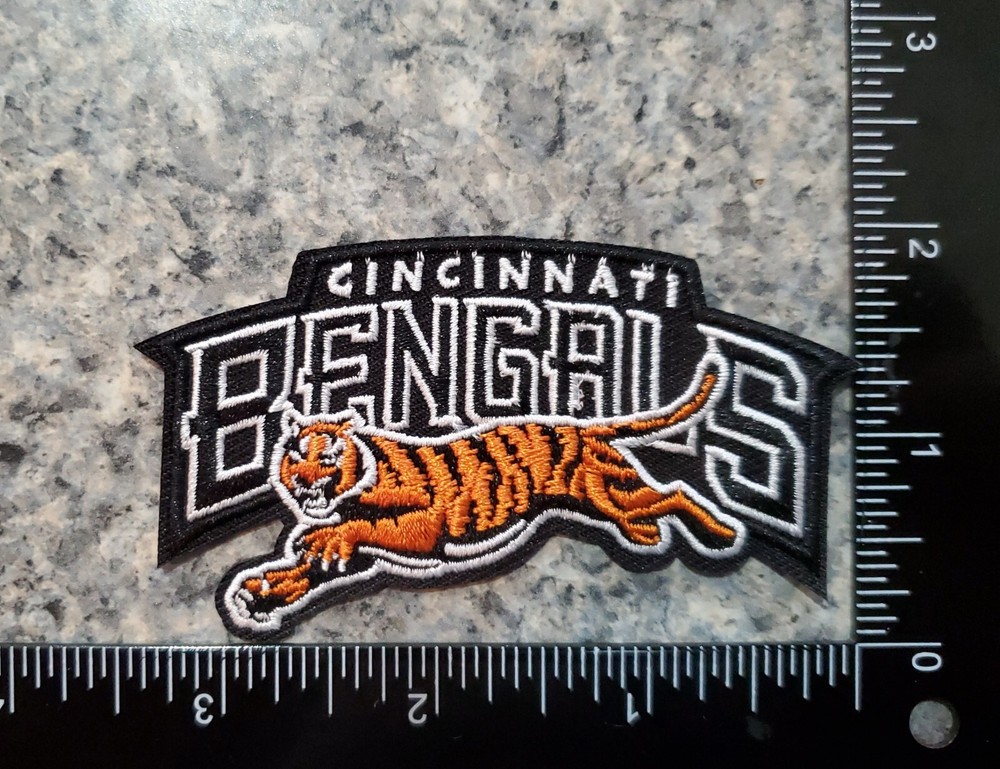 Cincinnati Bengals Vintage Style Patch. Embroidered. Iron On. 3.5"x2"