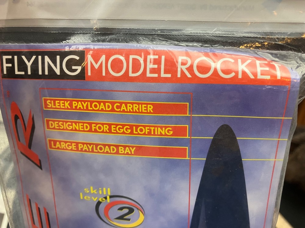 Quest Courier Egglofter Flying Model Rocket Kit - Sealed