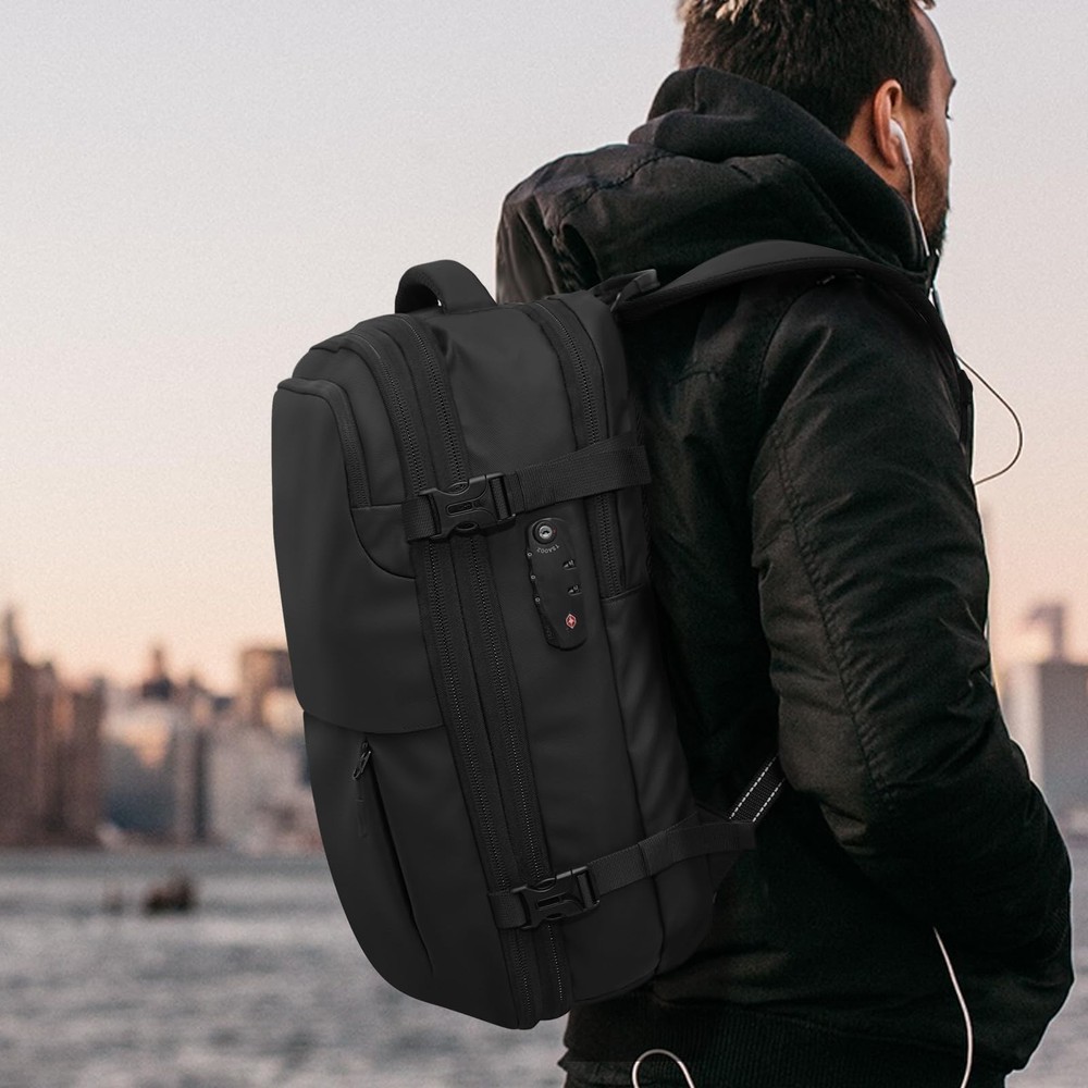 Airback, Vacpack Backpack, 60L Expandable Vacuum Backpack, Water Resistant, A...