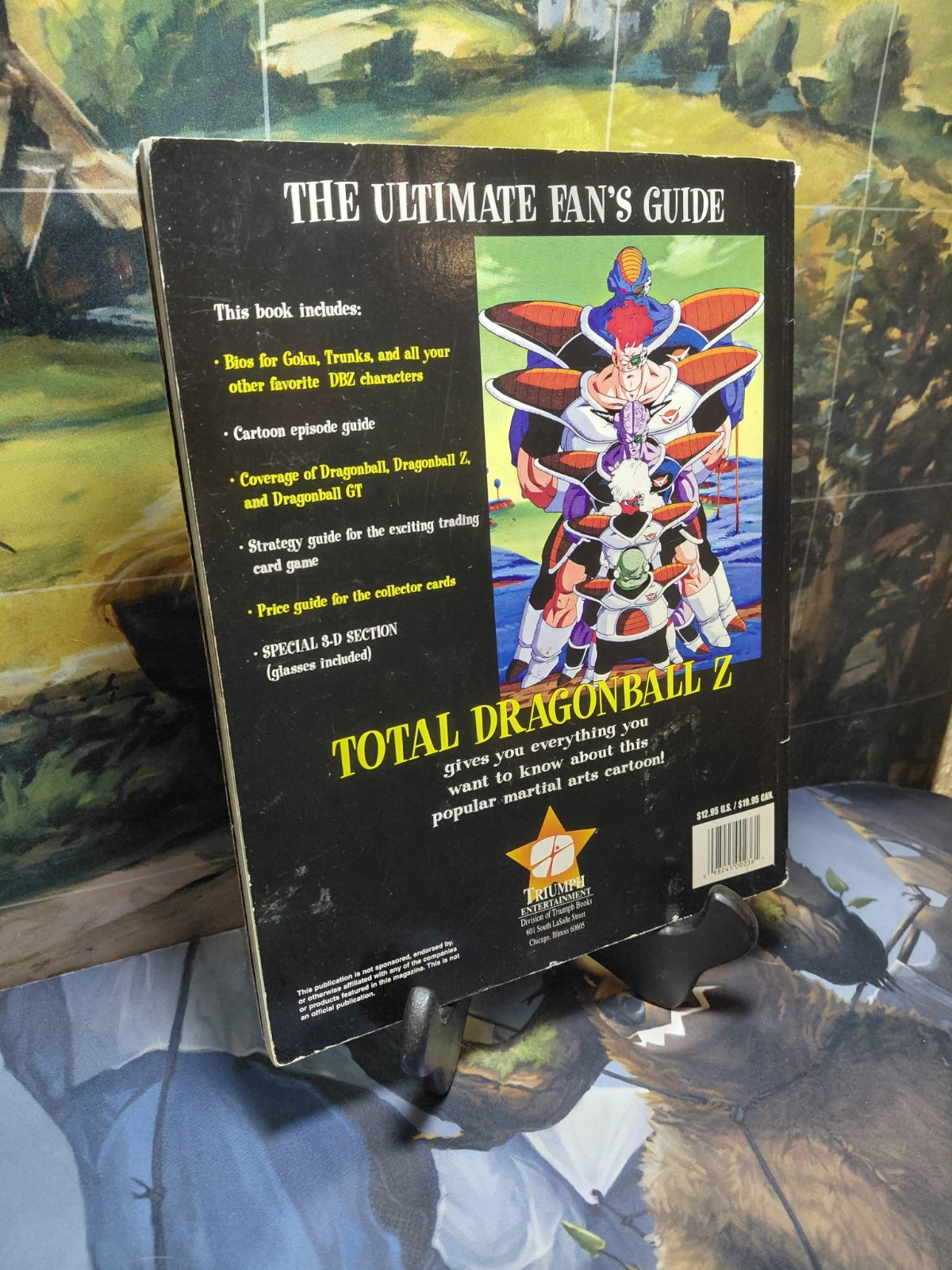 Sonny Strait Autographed and Sketch Pojo Dragonball Z Signed Magazine Krillin