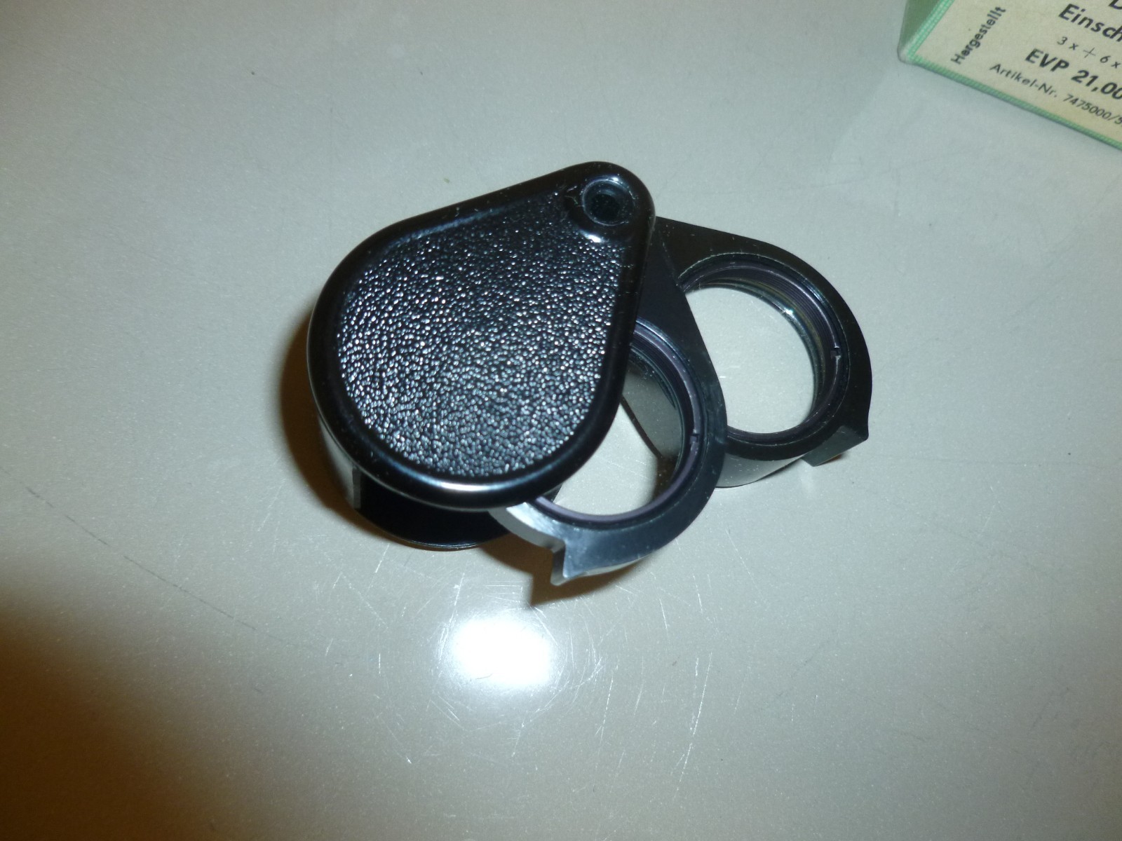 Vintage Carl ZIESS Jena 3x6x9 Jewelers Double Loupe magnifying NOS