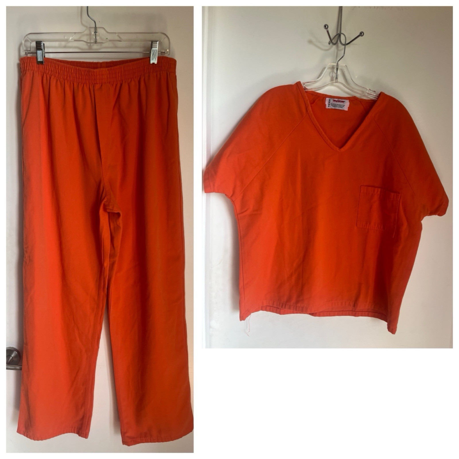 Bob Barker Real Prison Prisoner Jail Inmate Uniform Orange Pants OR Top Separate