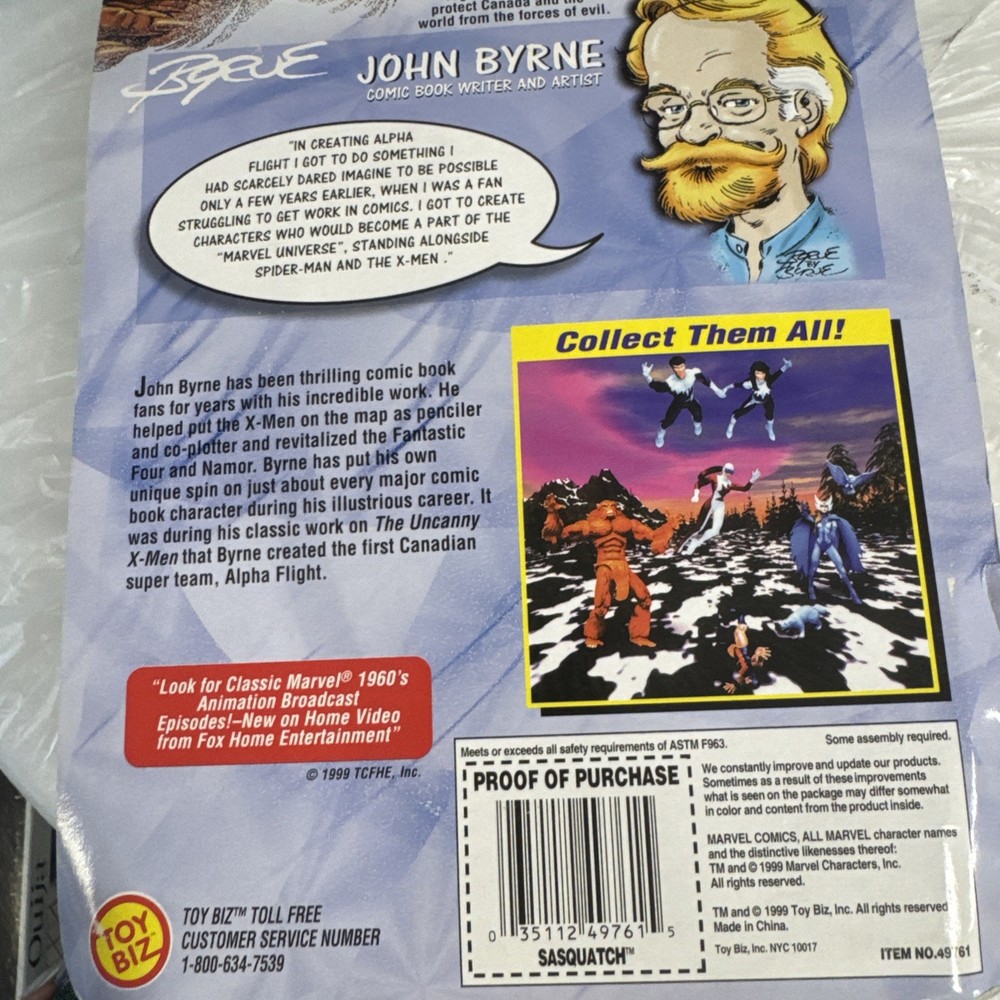 Marvel Collector Editions - Alpha Flight - Marvel Comics Sasquatch & Vindicator